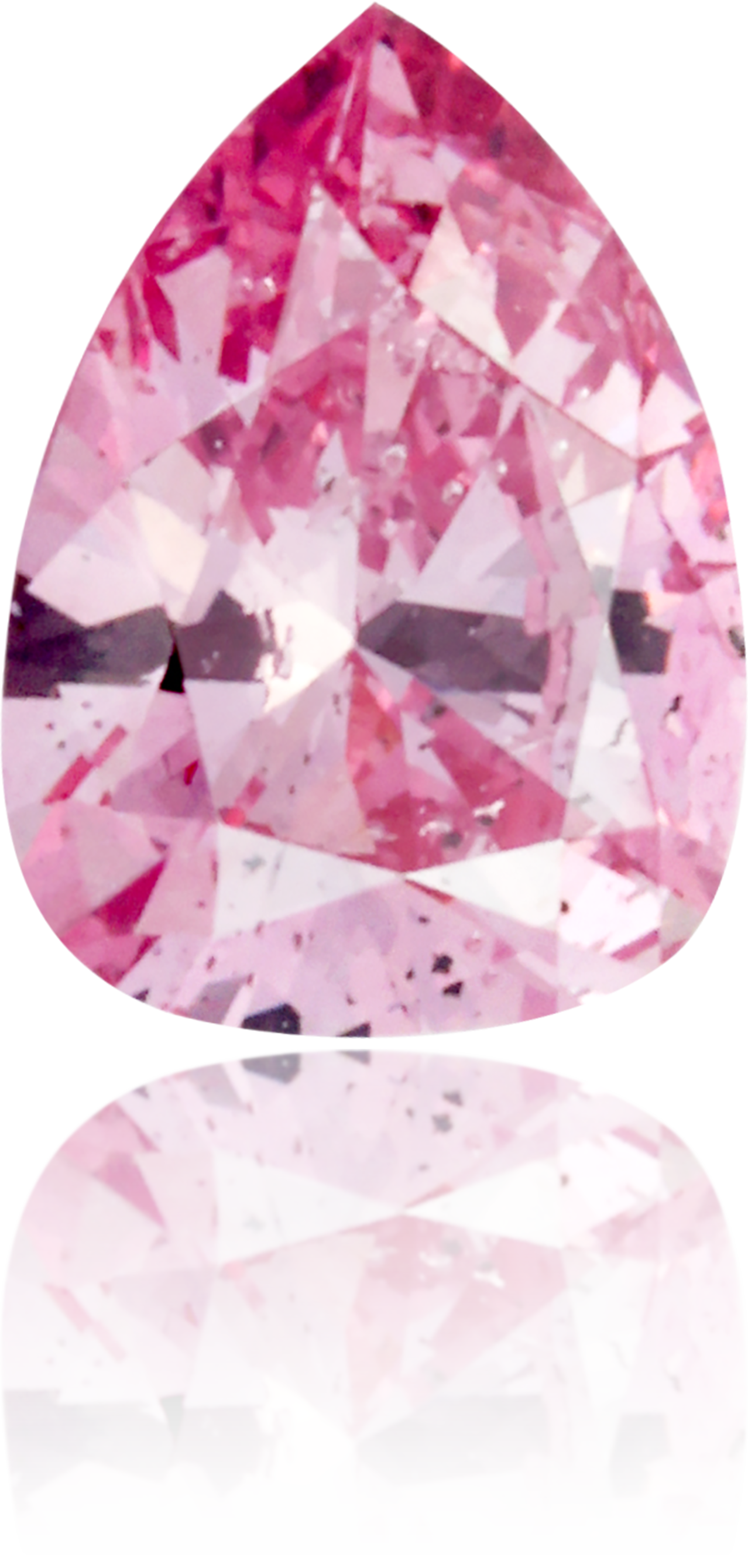 Natural Pink Diamond Pear Shape 0.21 ct Polished