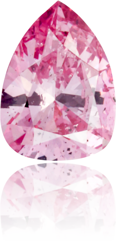 Natural Pink Diamond Pear Shape 0.21 ct Polished