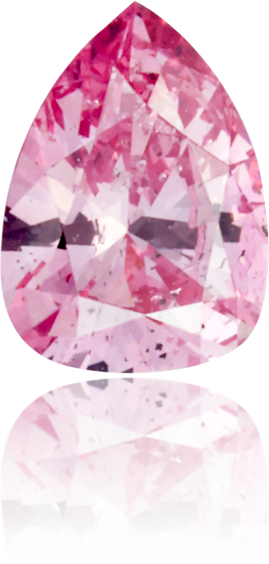 Natural Pink Diamond Pear Shape 0.21 ct Polished