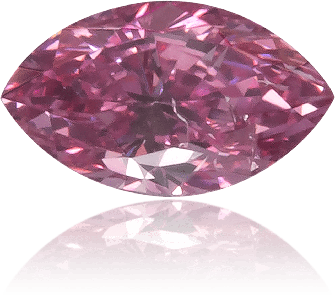 Natural Pink Diamond Marquise 0.15 ct Polished