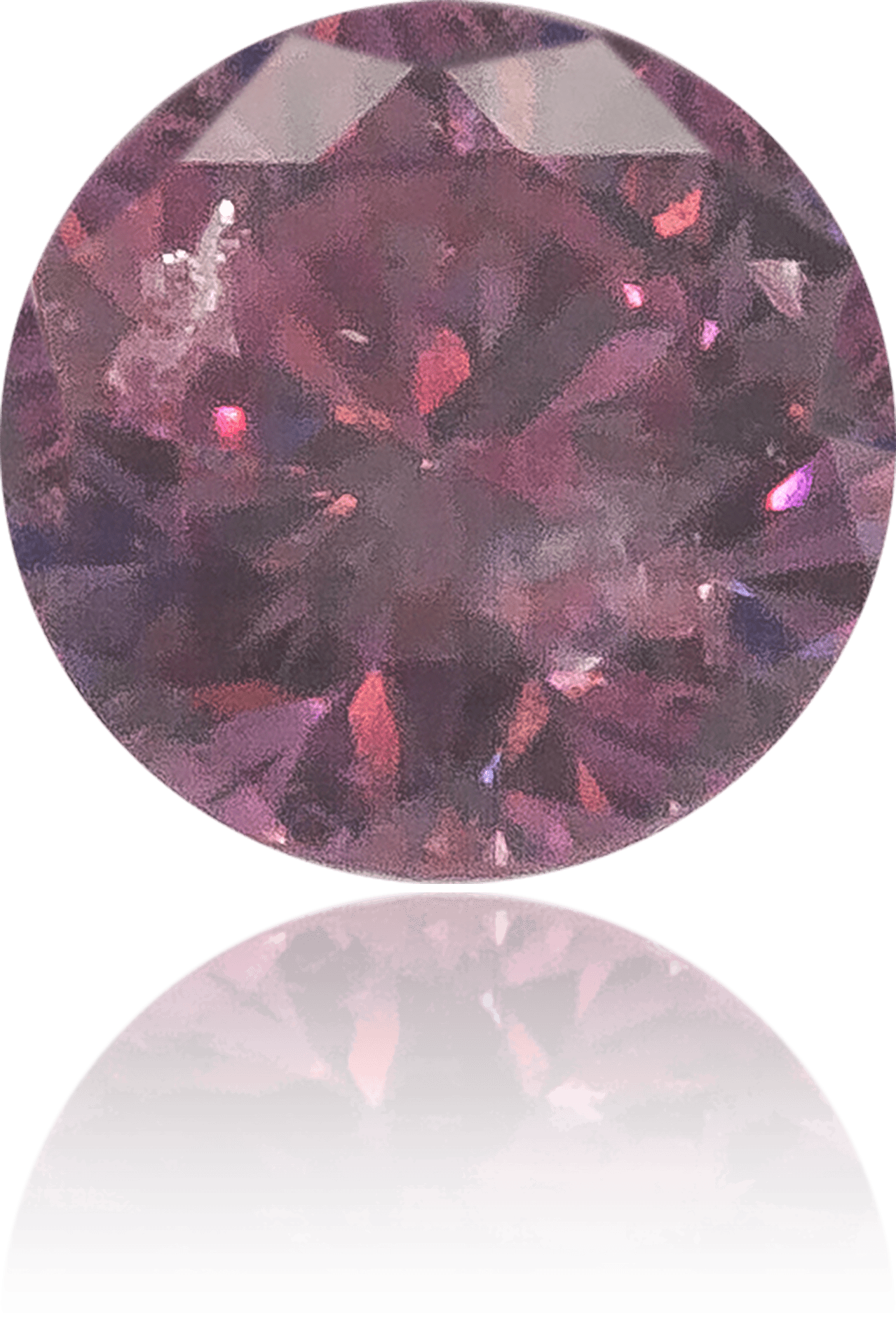 Natural Pink Diamond Round 0.15 ct Polished