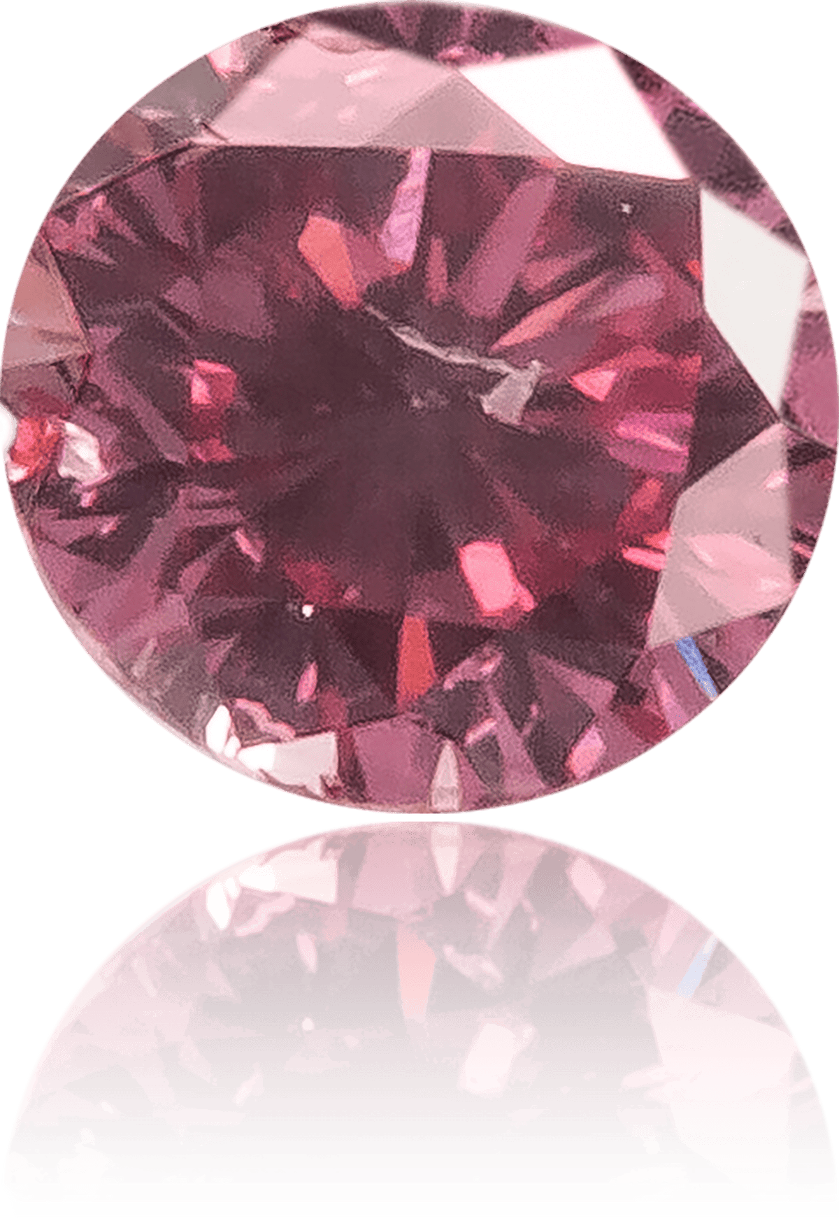 Natural Pink Diamond Round 0.12 ct Polished