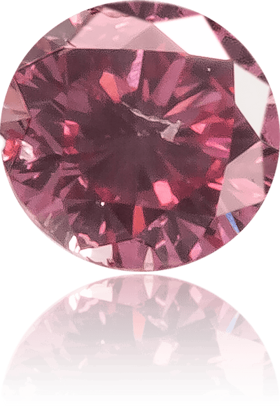 Natural Pink Diamond Round 0.12 ct Polished