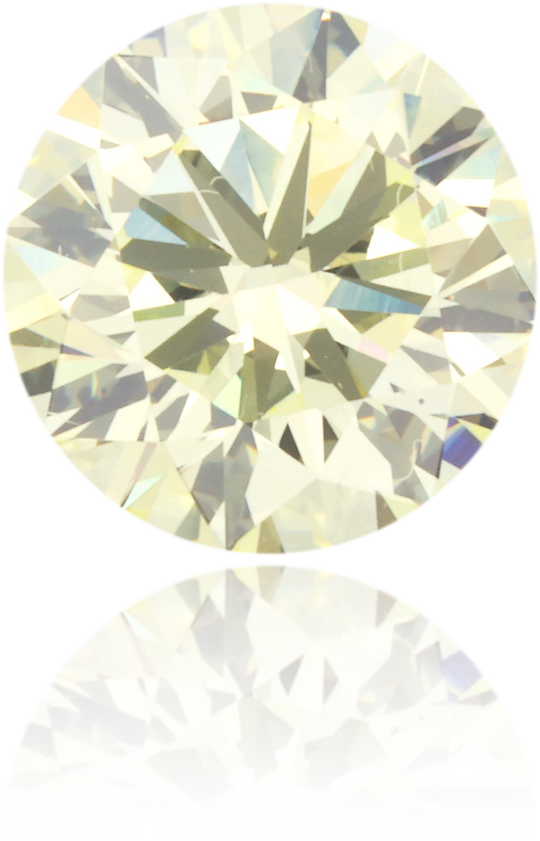 Natural Yellow Diamond Round 1.13 ct Polished
