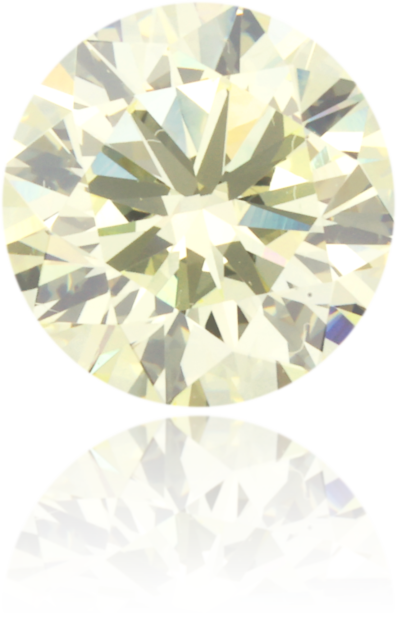 Natural Yellow Diamond Round 1.13 ct Polished
