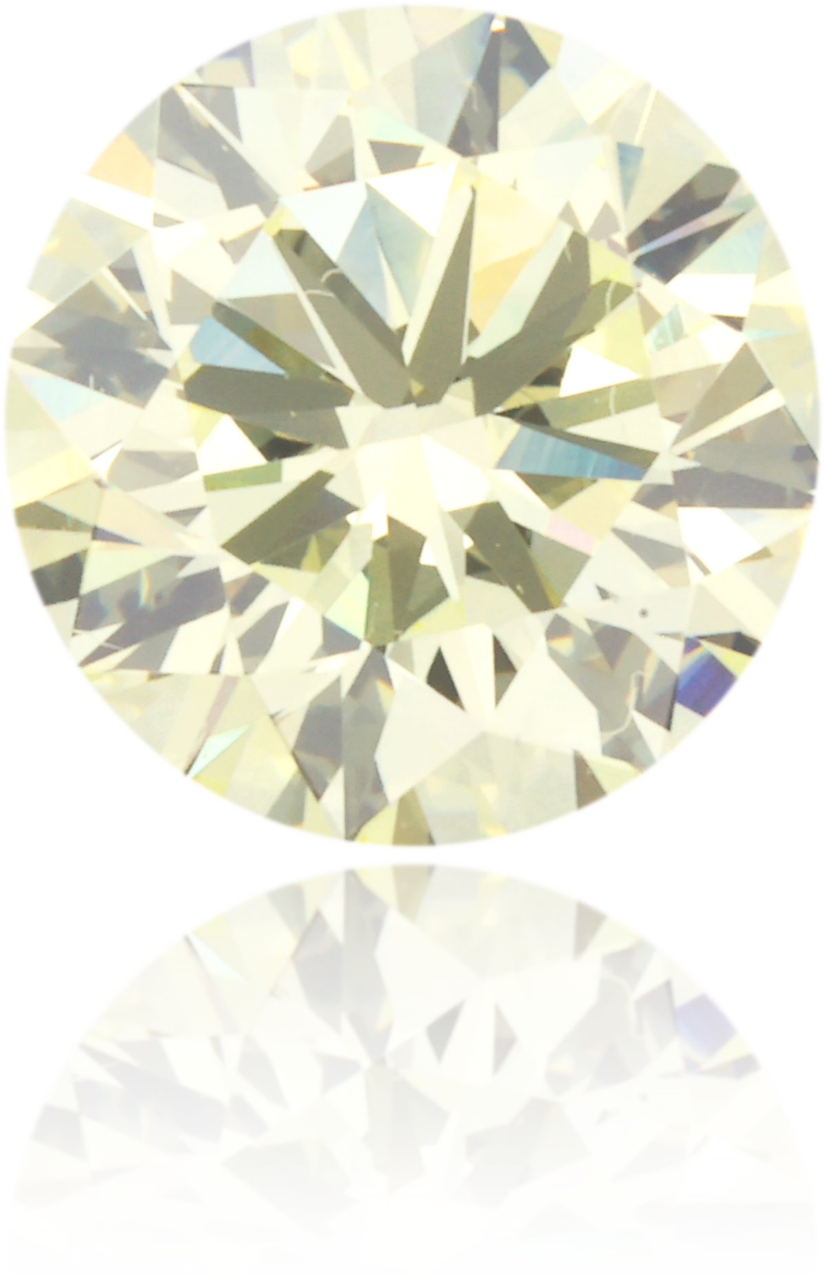 Natural Yellow Diamond Round 1.13 ct Polished