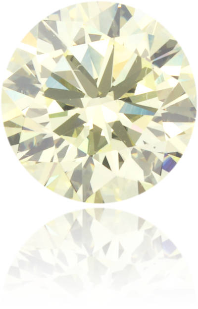 Natural Yellow Diamond Round 1.13 ct Polished