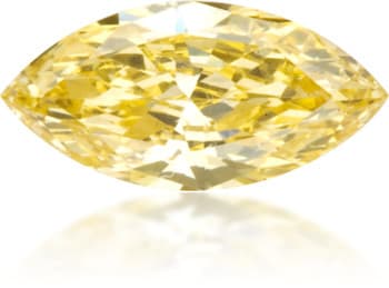 Natural Orange Diamond Marquise 0.20 ct Polished