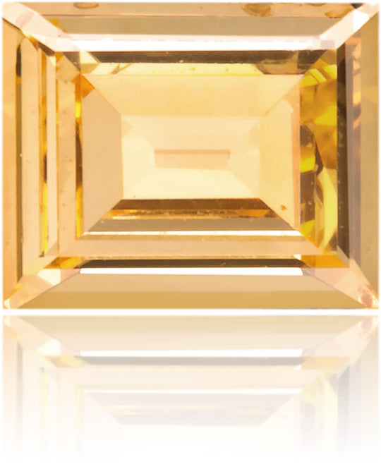 Natural Orange Diamond Baguette 0.20 ct Polished