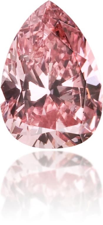 Natural Pink Diamond Pear Shape 0.22 ct Polished