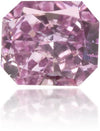 Natural Purple Diamond Rectangle 0.31 ct Polished