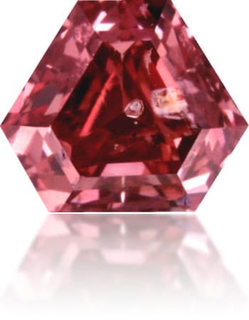 Natural Pink Diamond Triangle 0.35 ct Polished