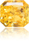 Natural Yellow Diamond Square 0.36 ct Polished