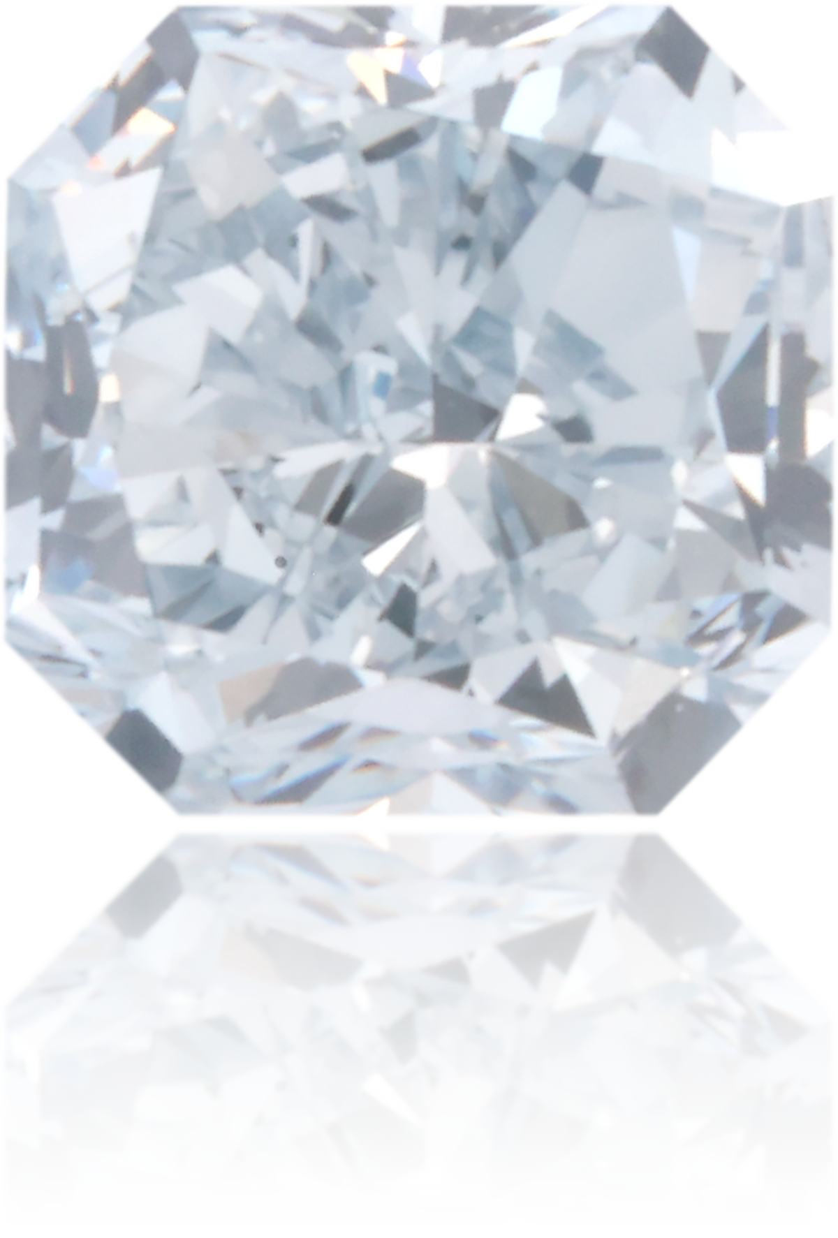 Natural Blue Diamond Square 0.41 ct Polished