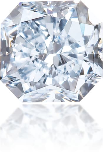 Natural Blue Diamond Square 0.41 ct Polished