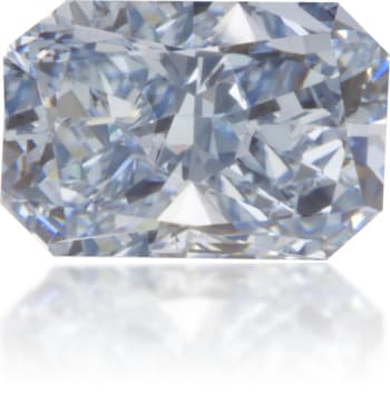 Natural Blue Diamond Rectangle 0.44 ct Polished