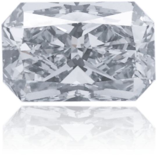 Natural Blue Diamond Rectangle 0.44 ct Polished