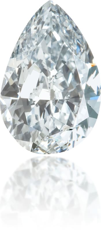 Natural Blue Diamond Pear Shape 0.50 ct Polished