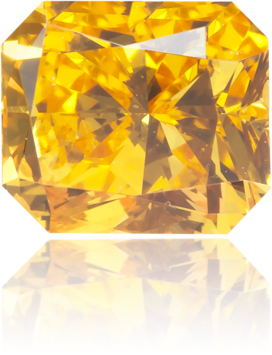Natural Yellow Diamond Rectangle 0.50 ct Polished