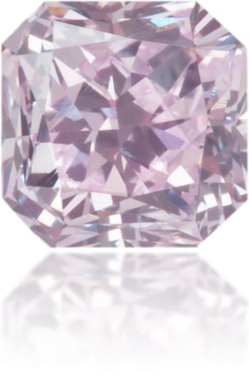 Natural Purple Diamond Square 0.52 ct Polished
