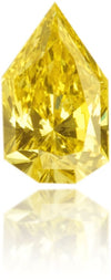 Natural Yellow Diamond Pear Shape 0.57 ct Polished