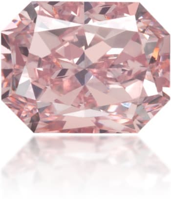 Natural Pink Diamond Rectangle 0.62 ct Polished