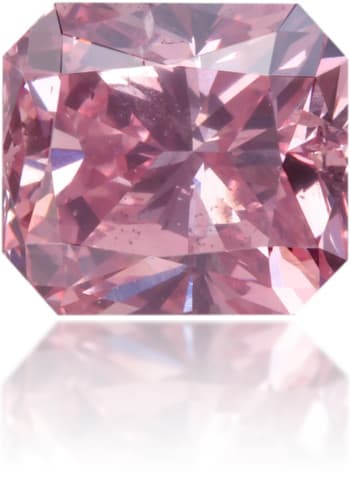 Natural Pink Diamond Rectangle 0.74 ct Polished