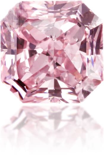 Natural Pink Diamond Square 0.75 ct Polished