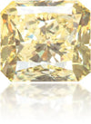 Natural Yellow Diamond Square 0.86 ct Polished