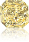 Natural Yellow Diamond Square 0.85 ct Polished
