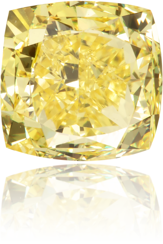 Natural Yellow Diamond Square 0.92 ct Polished