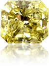 Natural Yellow Diamond Square 0.91 ct Polished