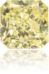 Natural Yellow Diamond Square 0.92 ct Polished
