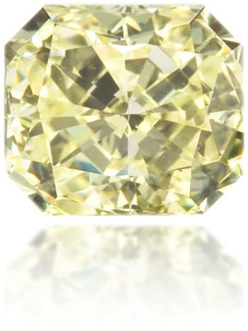 Natural Yellow Diamond Square 0.97 ct Polished