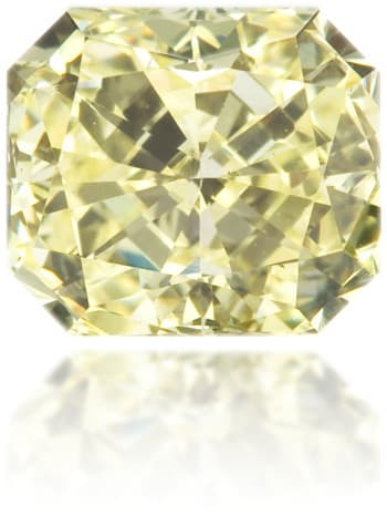 Natural Yellow Diamond Square 0.96 ct Polished