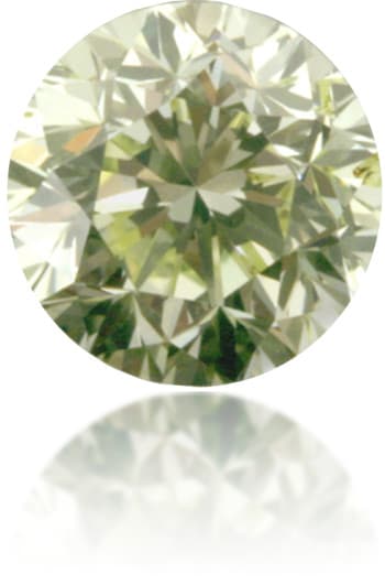 Natural Green Diamond Round 0.99 ct Polished