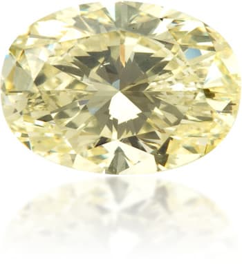 Natural Yellow Diamond Oval 1.00 ct Polished