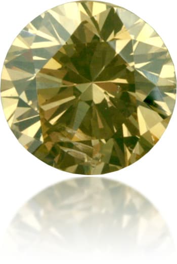 Natural Brown Diamond Round 1.01 ct Polished