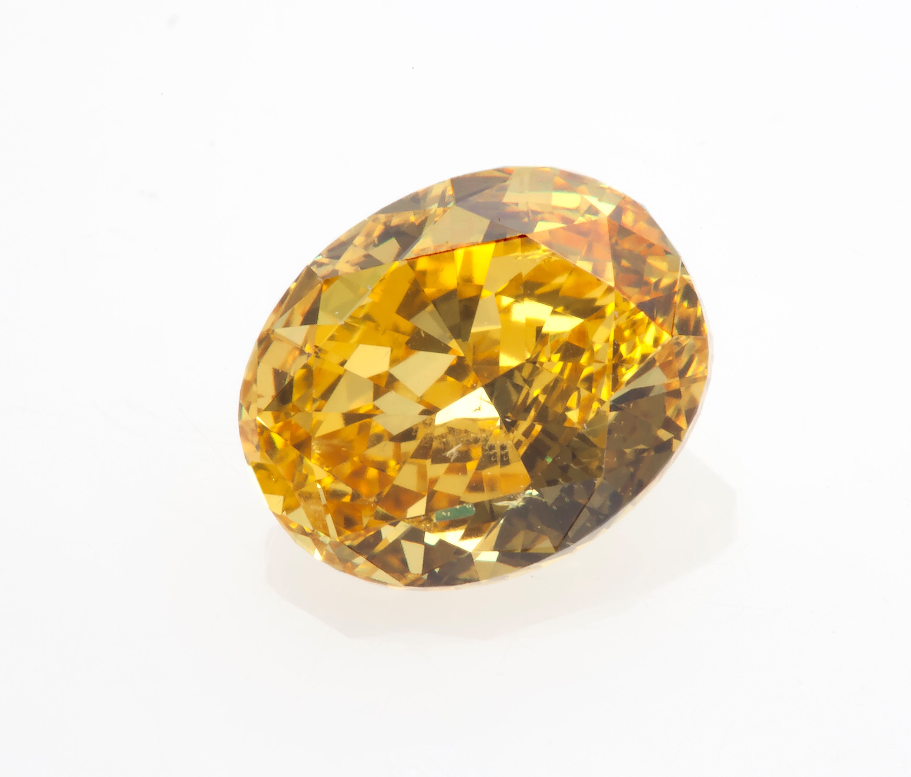 Fancy Vivid Orangy Yellow diamond with GIA certificate from Langerman Diamonds