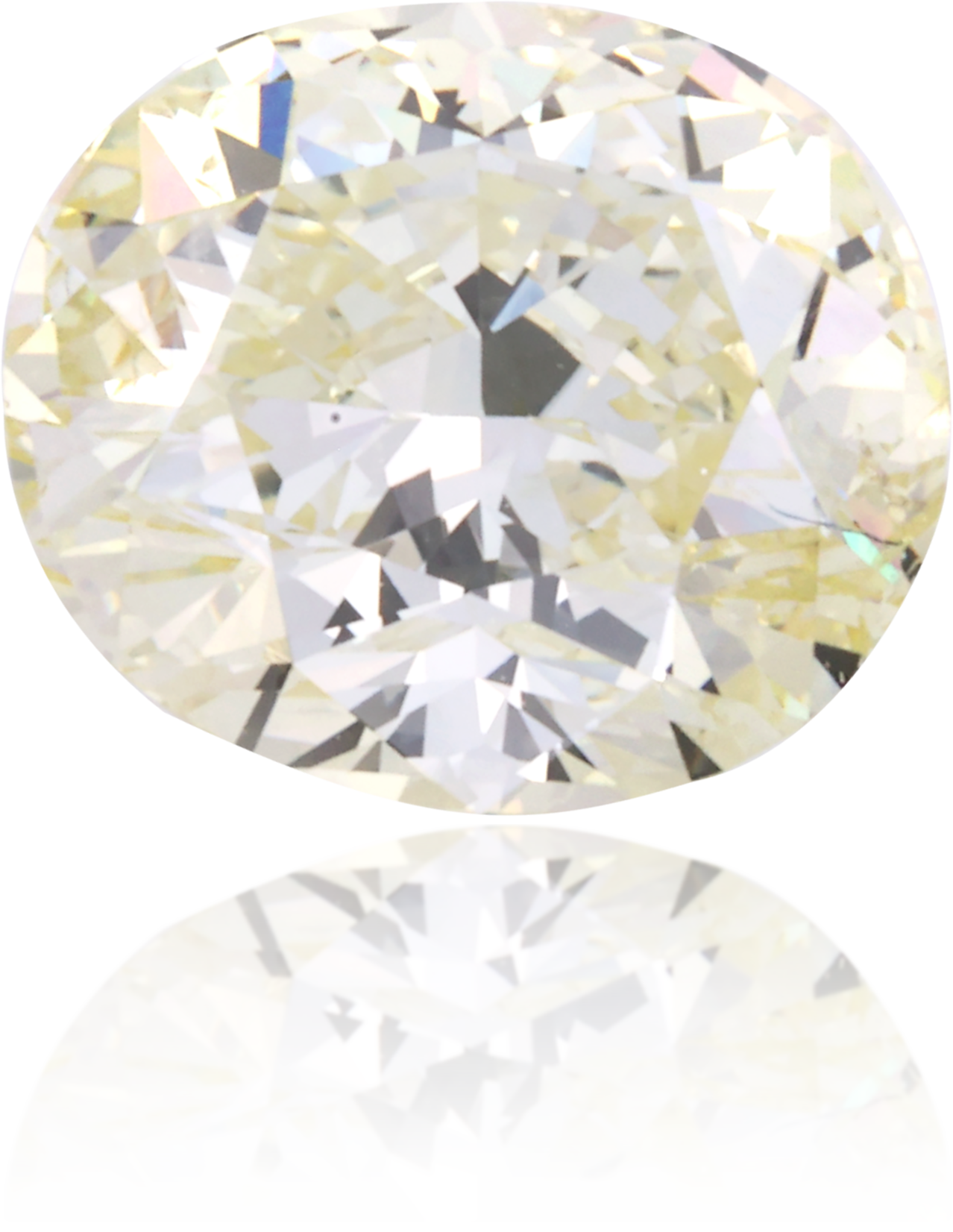 Natural Yellow Diamond Oval 1.01 ct Polished