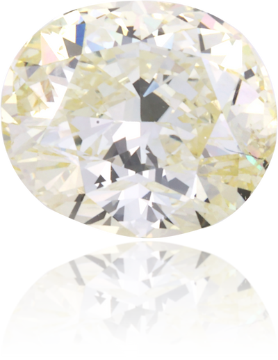 Natural Yellow Diamond Oval 1.01 ct Polished