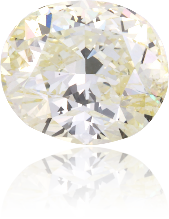 Natural Yellow Diamond Oval 1.01 ct Polished