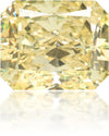 Natural Yellow Diamond Rectangle 1.03 ct Polished