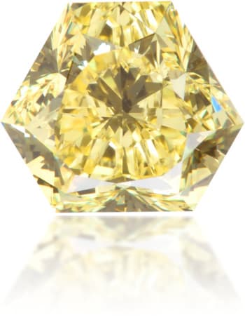 Natural Yellow Diamond Shield 1.03 ct Polished