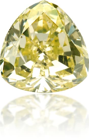 Natural Green Diamond Triangle 1.03 ct Polished