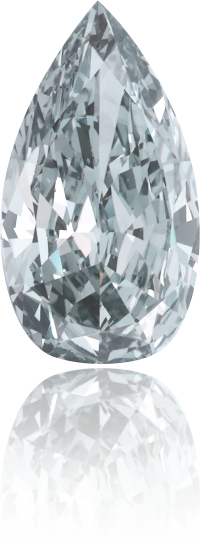 Natural Blue Diamond Pear Shape 1.03 ct Polished