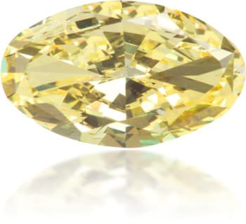 Natural Yellow Diamond Oval 1.04 ct Polished
