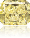 Natural Yellow Diamond Rectangle 1.05 ct Polished