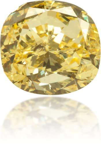 Natural Yellow Diamond Square 1.05 ct Polished