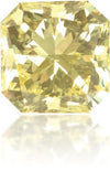Natural Yellow Diamond Rectangle 1.05 ct Polished